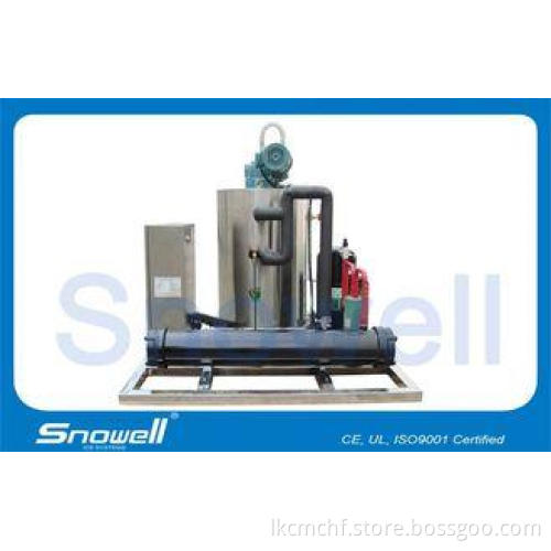 Full Automation Seawater Ice Machine For Fishing 1000KG/Day